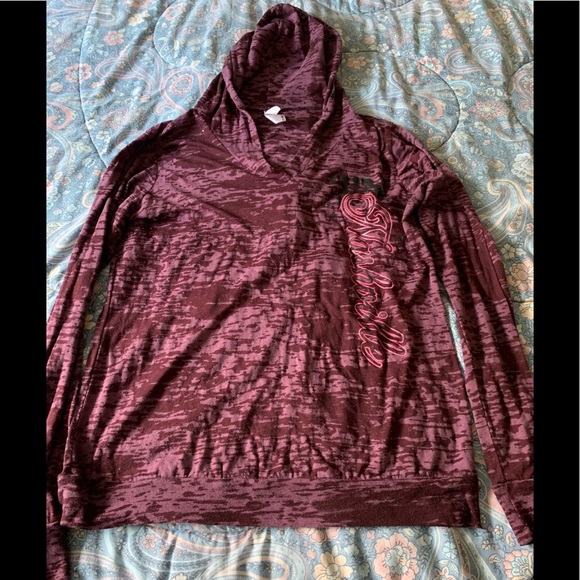 Women’s next level hooded long sleeve top size xl - Picture 2 of 2